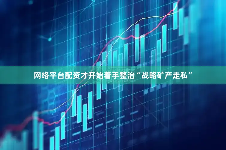 网络平台配资才开始着手整治“战略矿产走私”