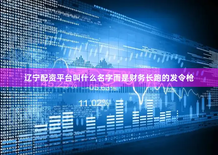 辽宁配资平台叫什么名字而是财务长跑的发令枪