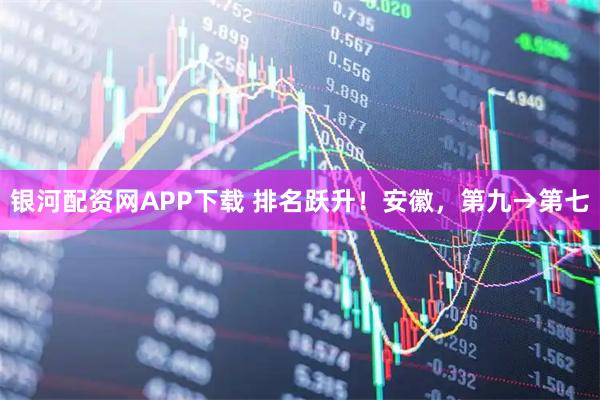 银河配资网APP下载 排名跃升！安徽，第九→第七