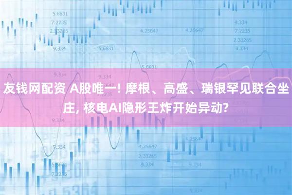 友钱网配资 A股唯一! 摩根、高盛、瑞银罕见联合坐庄, 核电AI隐形王炸开始异动?